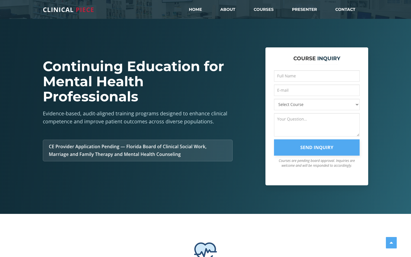 Clinical Piece hero screenshot