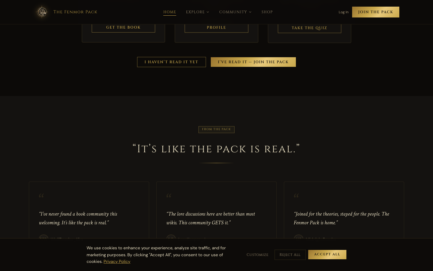 The Fenmor Pack — Lower Section Screenshot